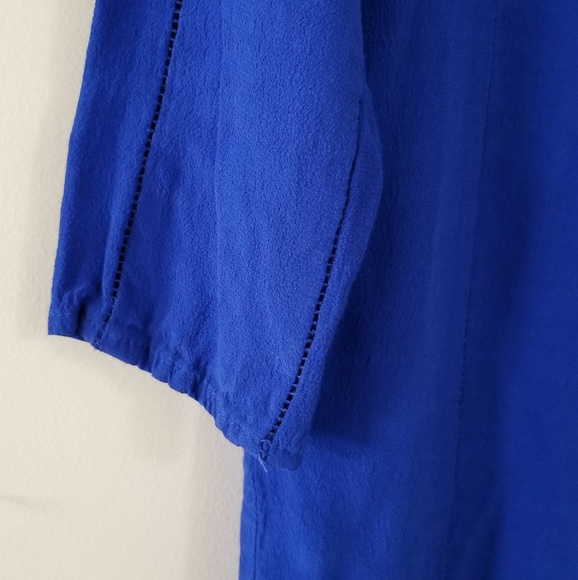 Everly Women's Blue Dress Long Sleeve, Size Small - Picture 5 of 8